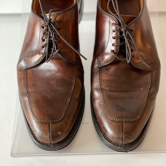 Allen Edmonds Men\'s Leather Oxford Delray Blucher Derby Lace Up Dress Shoe Sz 9A main image 8